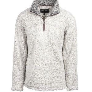 True Grit 1/4 Zip Frosty Tipped Sherpa Pullover